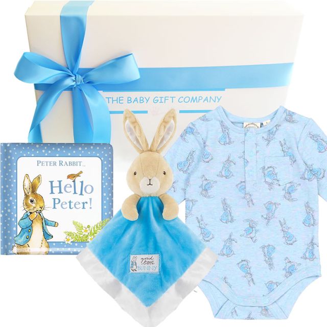 Hello Peter Rabbit Beatrix Potter Baby Gift Box