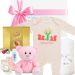Deluxe Baby Girl Gift Hamper - a beautiful way to celebrate a newborn