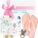 Mother to Be Gift hamper - Self-care pregnancy hamper with spa slippers and Dove set