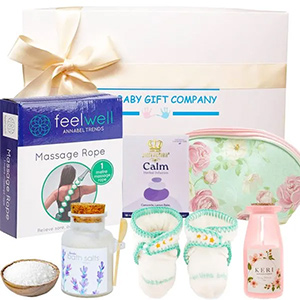 Personalised Welcome Home Baby Girl Gift Box