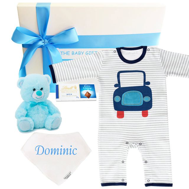 Personalised Precious Baby Boy Gift Box