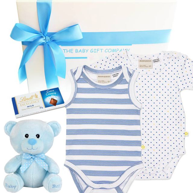 Preemie Baby Boy Gift Box