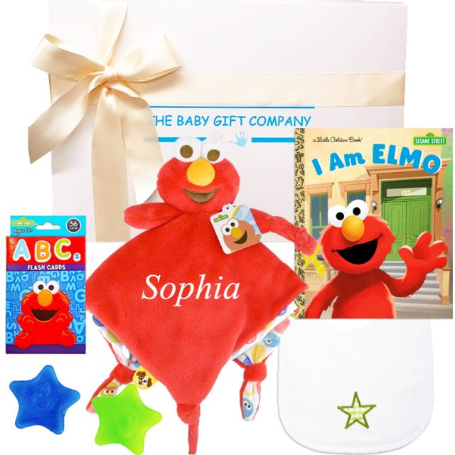 Sesame Street Baby Gift Box – Elmo Snuggle Blanket, book & toys