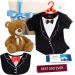 Stylish Baby Boy Gift Box – Tuxedo Outfit & Gifts for Dad