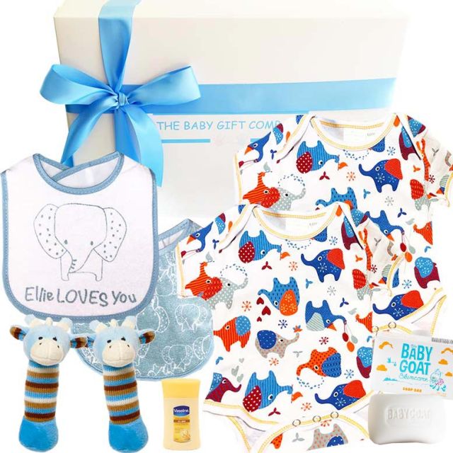 Twin Classic Baby Boy Gift Box for twin baby boys