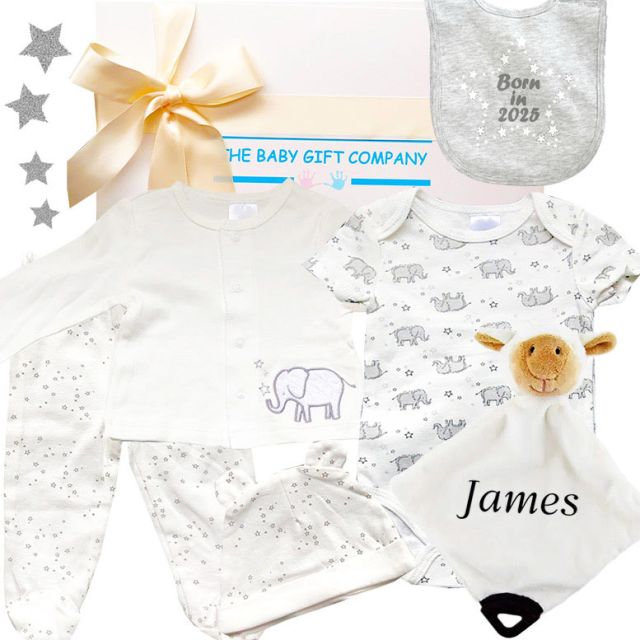 Personalised Twinkle Little Star Baby Gift Hamper