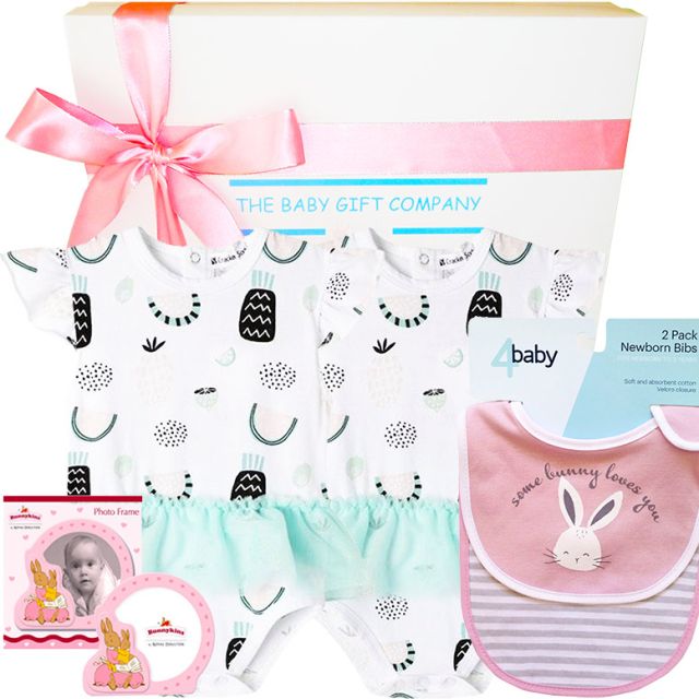 Cutie Twins Baby Girl Gift Box